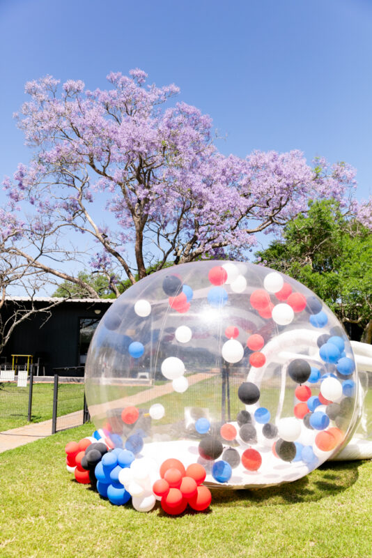 Beautifl balloon bubble for 8th birthday party in Nelspruit