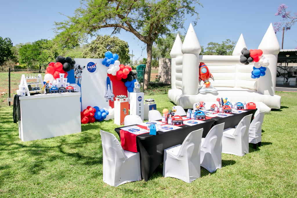 Beautifully photographed kids birthday party setup Mbombela
