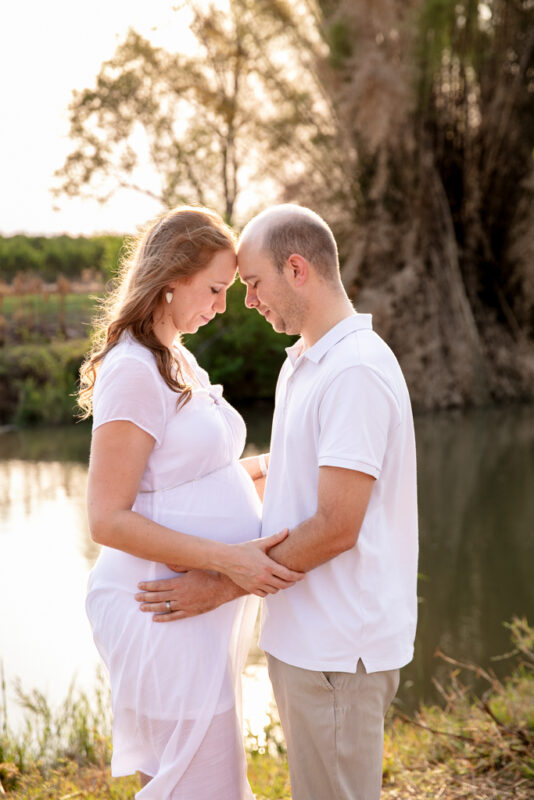 Golden hour maternity session in Nelspruit with expecting couple