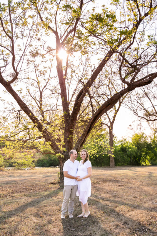 Romantic maternity photoshoot of couple in nature in Nelspruit Mpumalanga