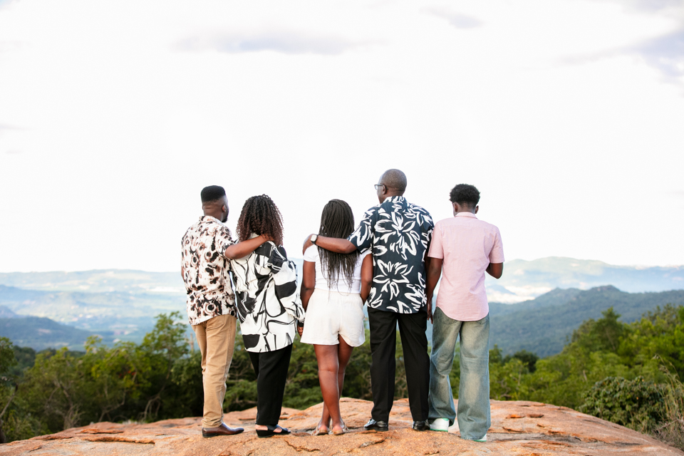 Sunset family session at Shandon Estate