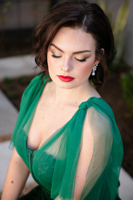 Luxury matric farewell makeup by Nelspruit makeup artist for special occasion photography