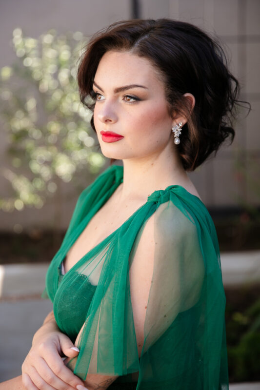 Professional matric farewell makeup and hairstyling for high school dance in Mpumalanga